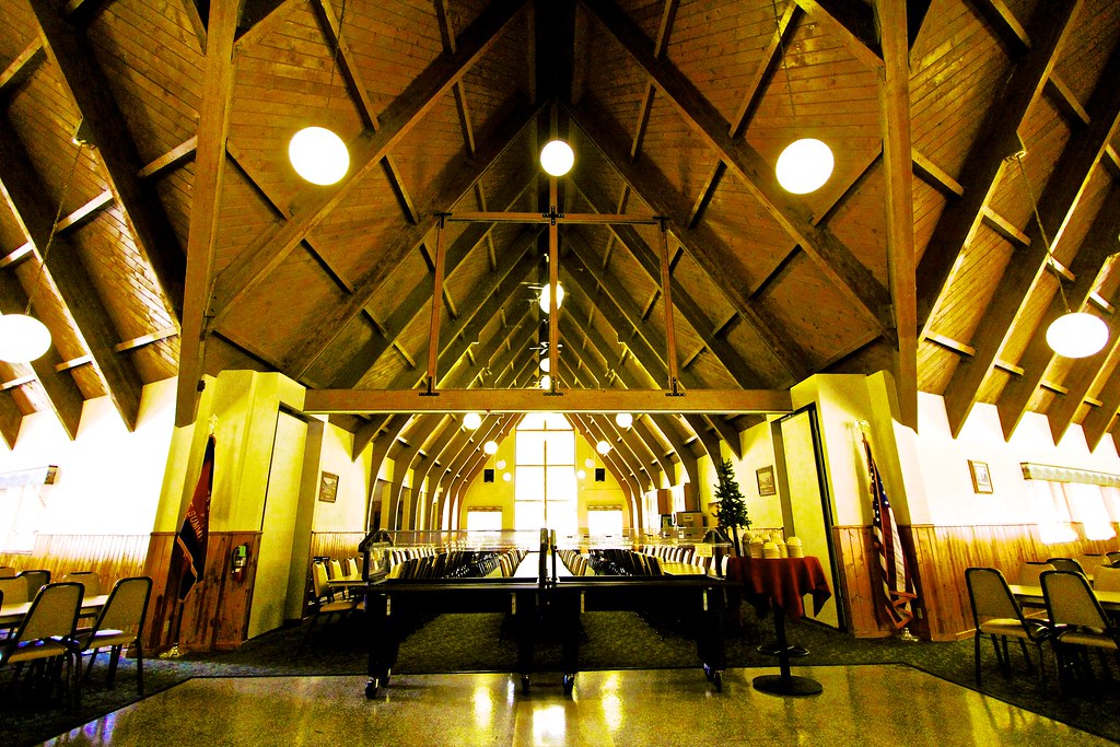 Pine Summit Ponderosa Dining Hall built in 1965. Flashpoint Theory