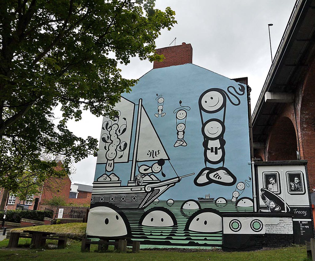Mural, The Ship public House, Ouseburn, Newcastle upon Tyn… Flickr