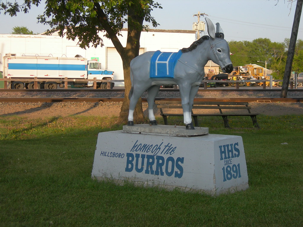 HIllsboro Burros Statue Hillsboro, North Dakota Flickr