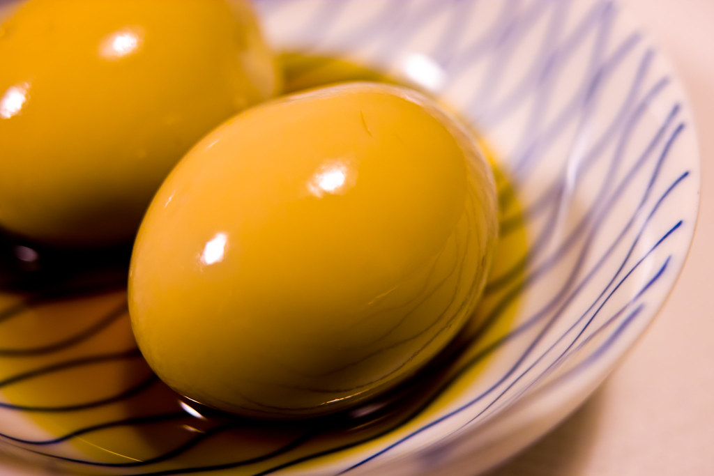 marinated eggs (Japanese style) Oxygen_JP Flickr