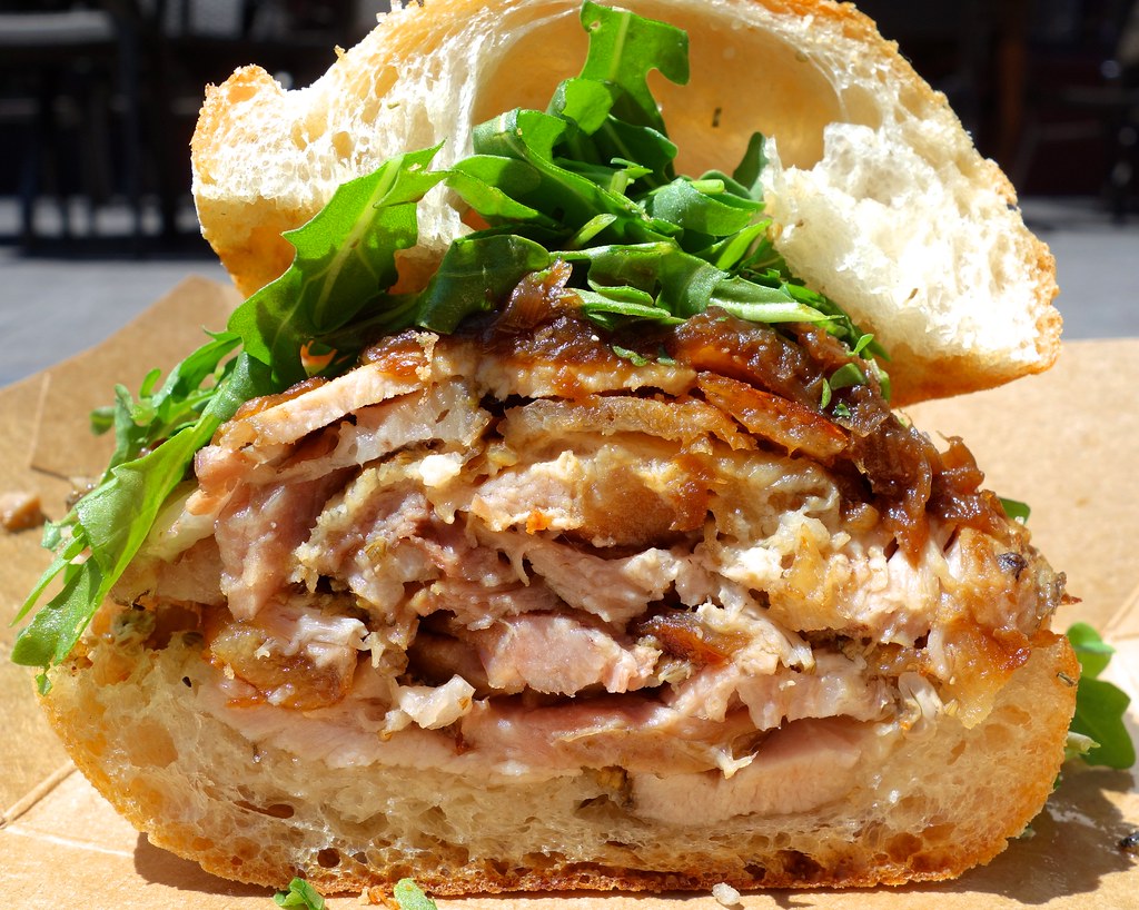 Roli Roti porchetta sandwich The RX100 has a "gourmet" sce… Flickr