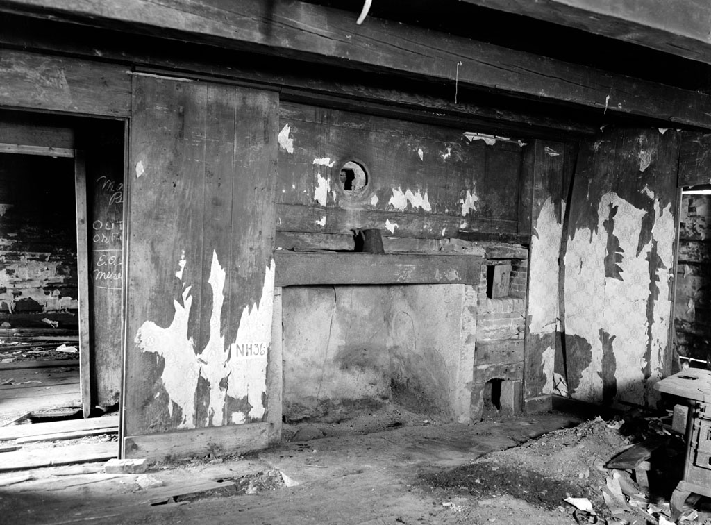 Interior, Log House — Campton, NH I know little about New … Flickr