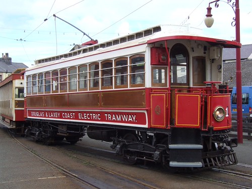 Manx Electric Railway Unvestibuled Saloon Car 1 at Ramsey… Flickr
