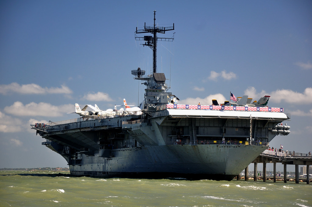 USS Lexington The Blue Ghost The Lexington was given the… Flickr