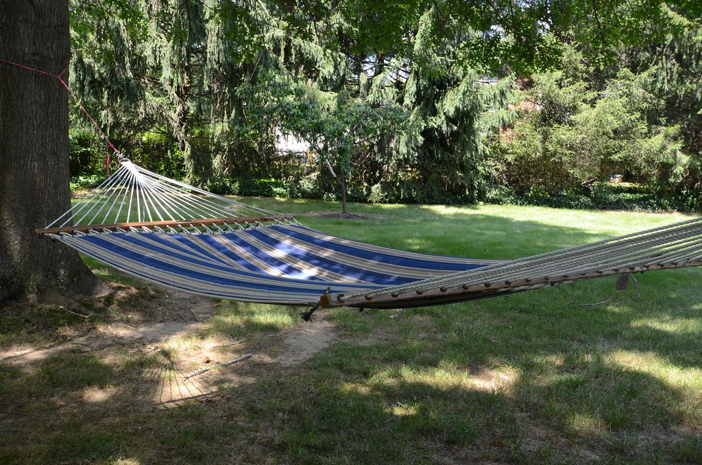 Got Hammock? Our hammock used to sit on a stand that we'd … Flickr