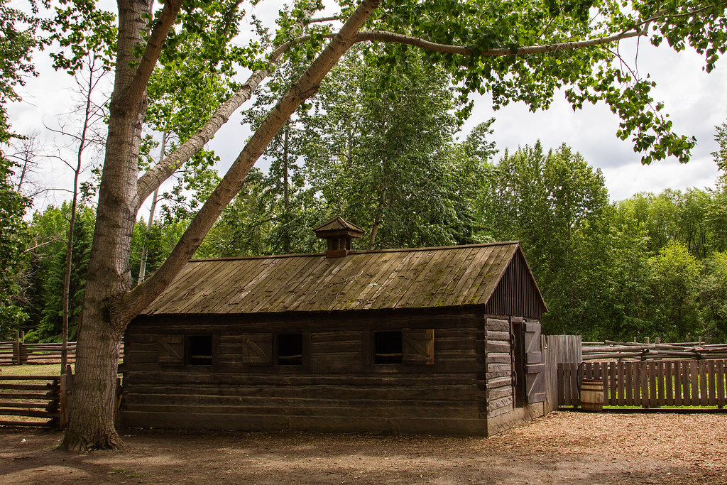 Chicken Coop Touring Fort Edmonton on a spurofthemoment… Flickr