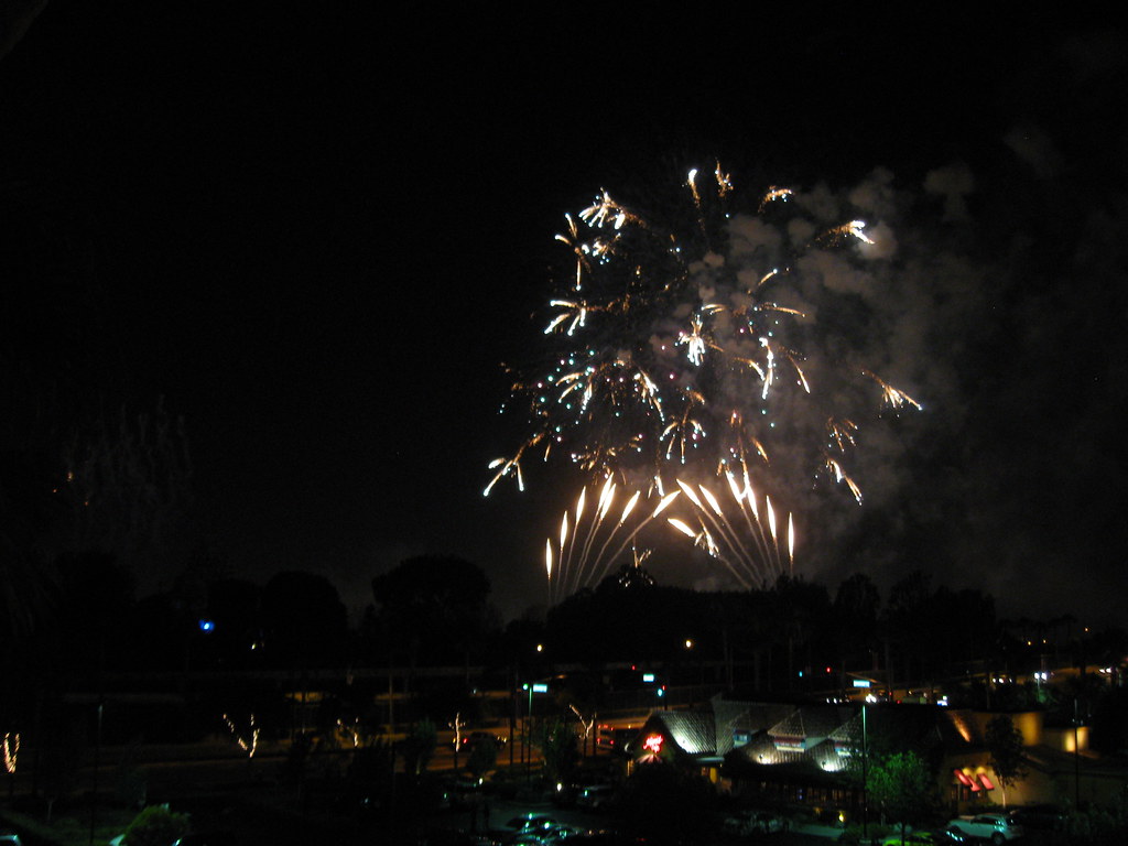 Disneyland fireworks, Anaheim, Calif. Sherman Clarke Flickr
