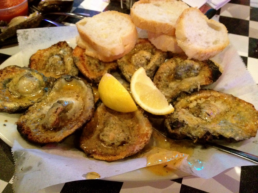 Chargrilled Oysters from Acme Oyster House Angie Antimatter Flickr