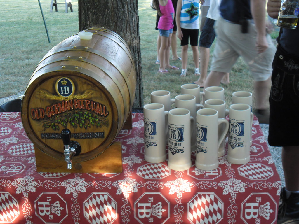 Estabrook Beer Garden Opens Sommerbier Keg ready to be tap… Flickr