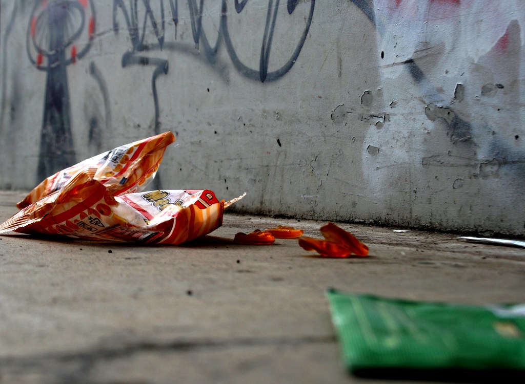 Urban Litter Kids today urban litter dumped on the floor… Flickr