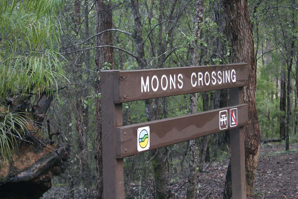 Moons Crossing sign. EllizabethTaylor