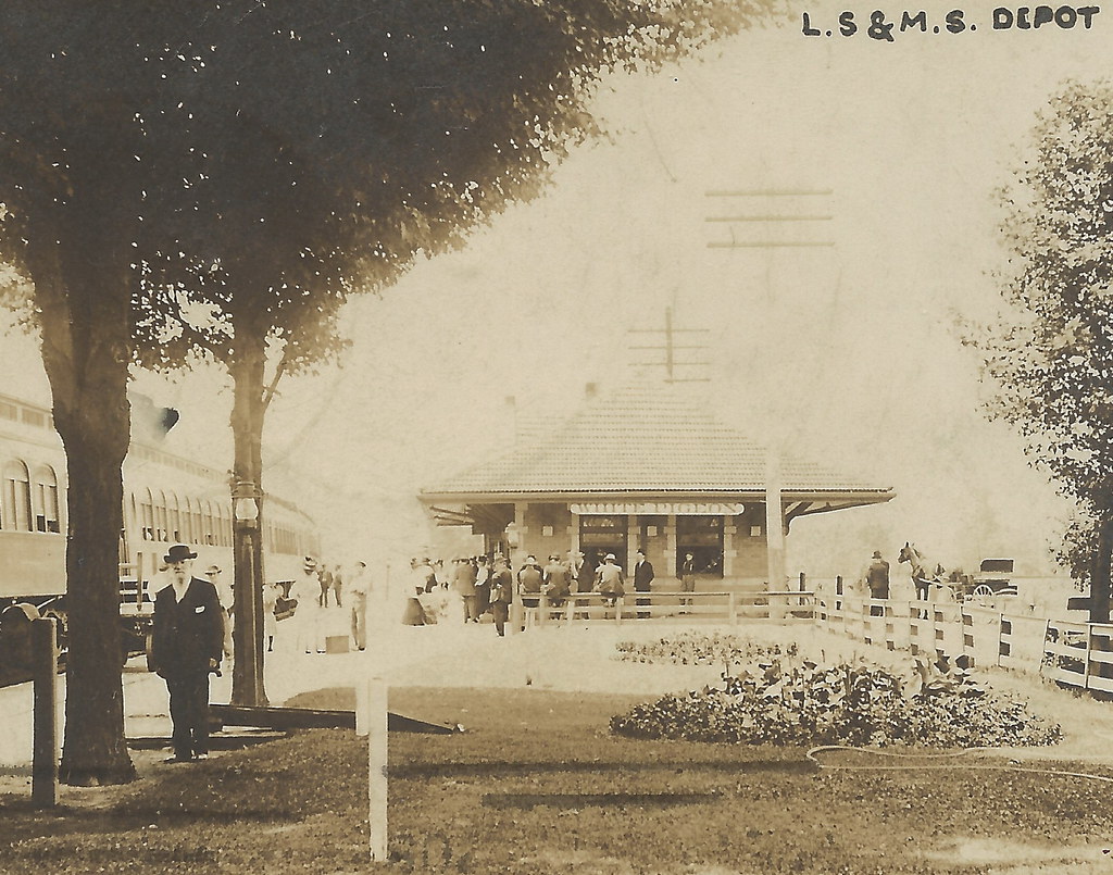 SW White Pigeon MI RPPC DEPOT Gardens Kingsbury Hotel LSMS… Flickr