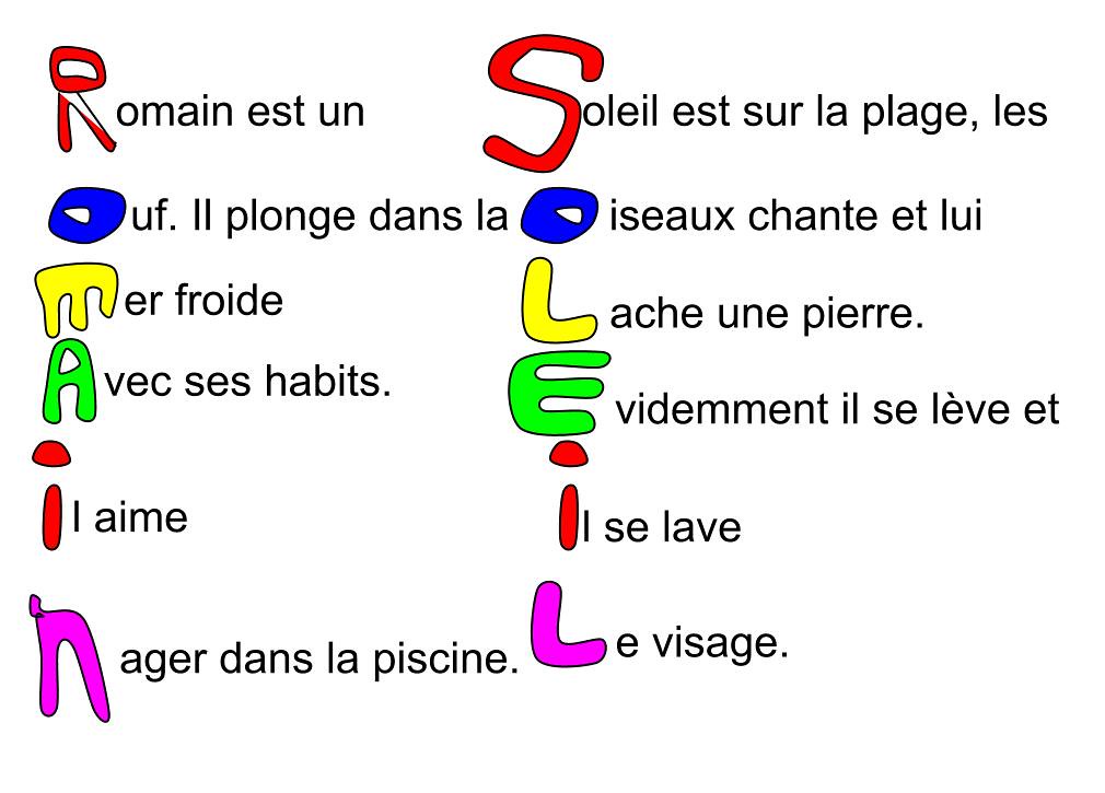 Acrostiche romainh et soleil a photo on Flickriver