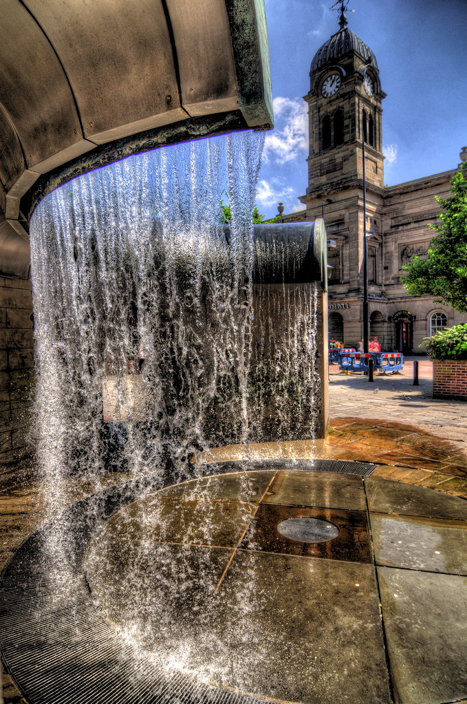 Derby Market Place Fountain Richard Krawiec Flickr