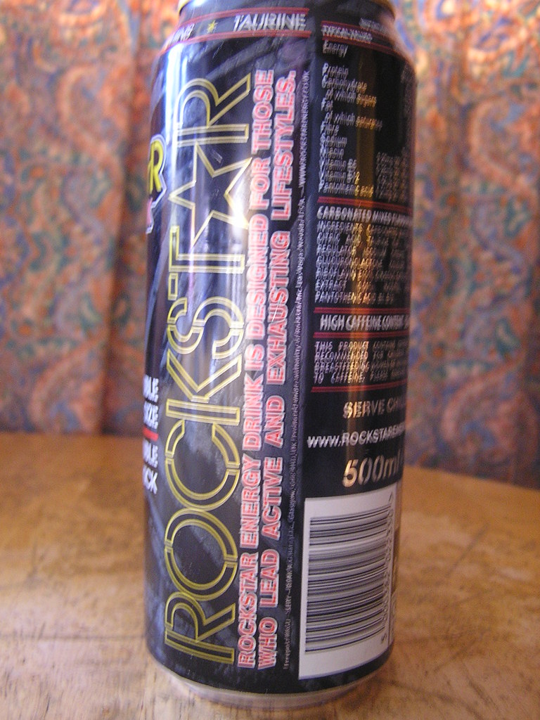Rockstar Energy Drink Side €1.79 Aldi 500ml of bright ye… Flickr