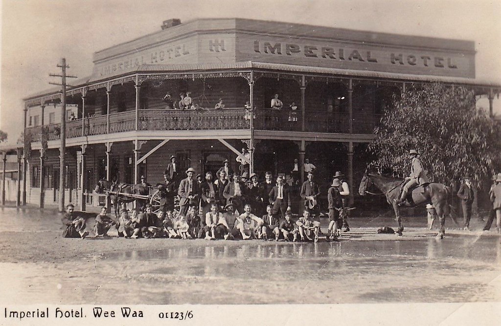 Imperial Hotel, Wee Waa, New South Wales early 1900s Flickr