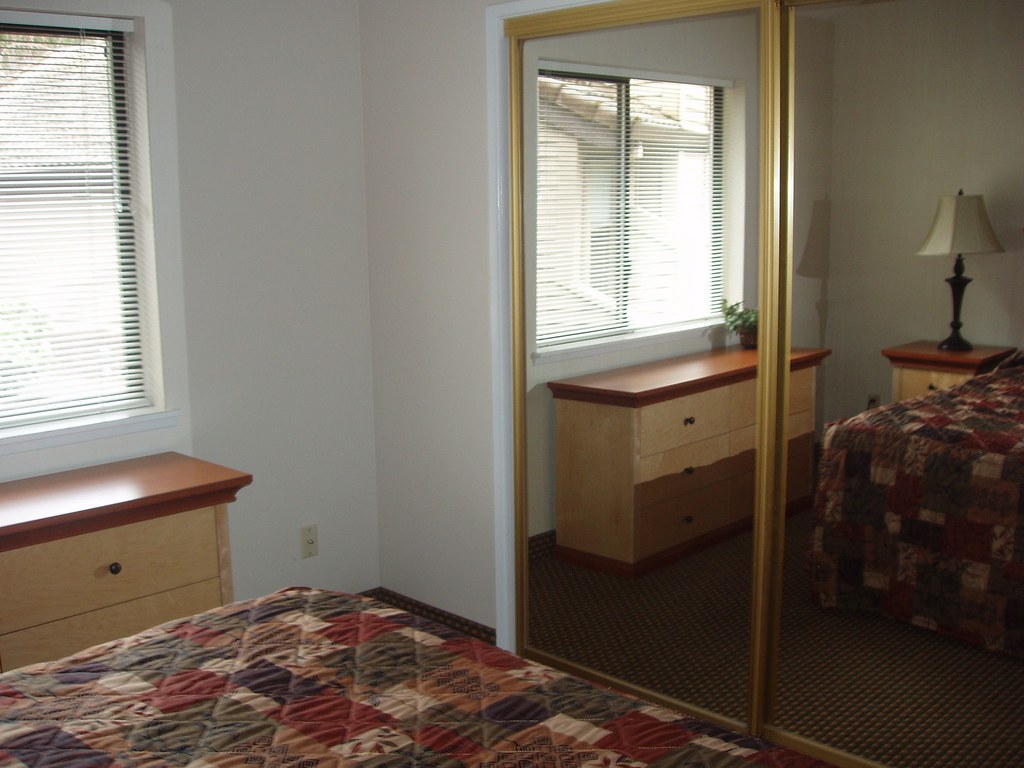 Whispering Woods Resort condo downstairs bedroom Flickr