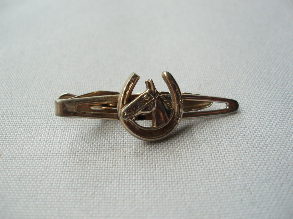 Horse and Horseshoe Tie Clip Foster Flickr