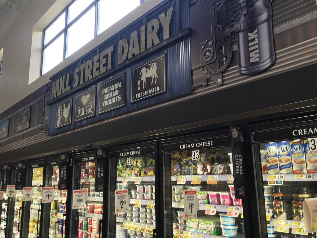 ShopRite, Newark, NJ Natural light above the dairy cases o… Flickr