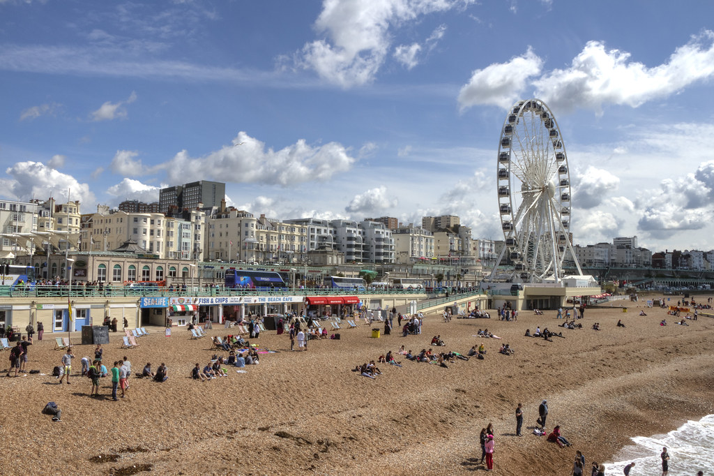 20120715 Brighton Eye and the seafront from the pier 3 Flickr