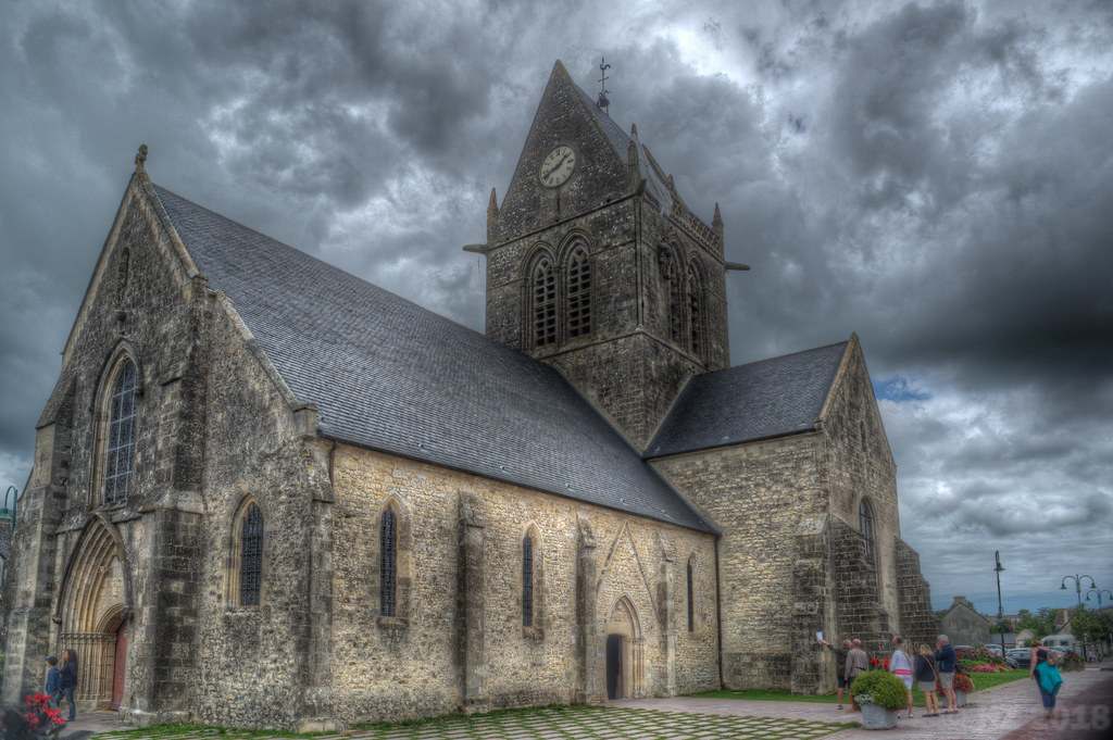 Church SainteMèreÉglise, Normandy France a photo on Flickriver