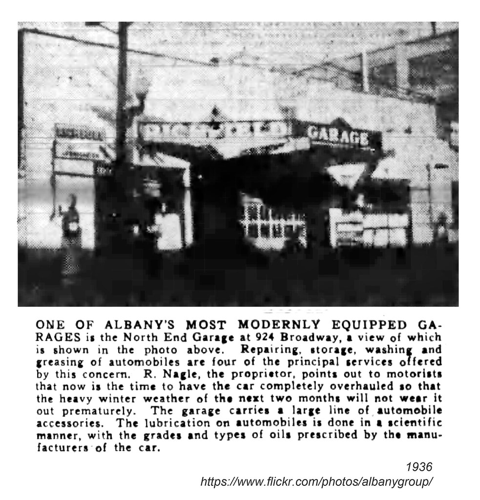 1936 North End Garage AlbanyGroup Archive Flickr