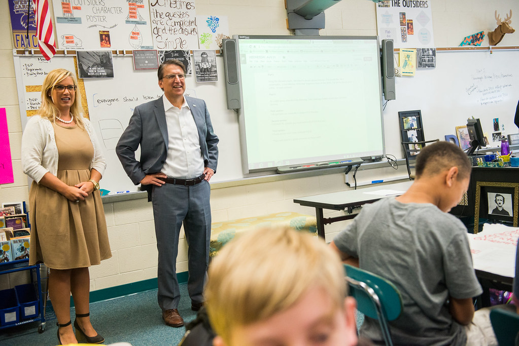 Governor McCrory Talks Teacher Pay and School Safety at Riverwood