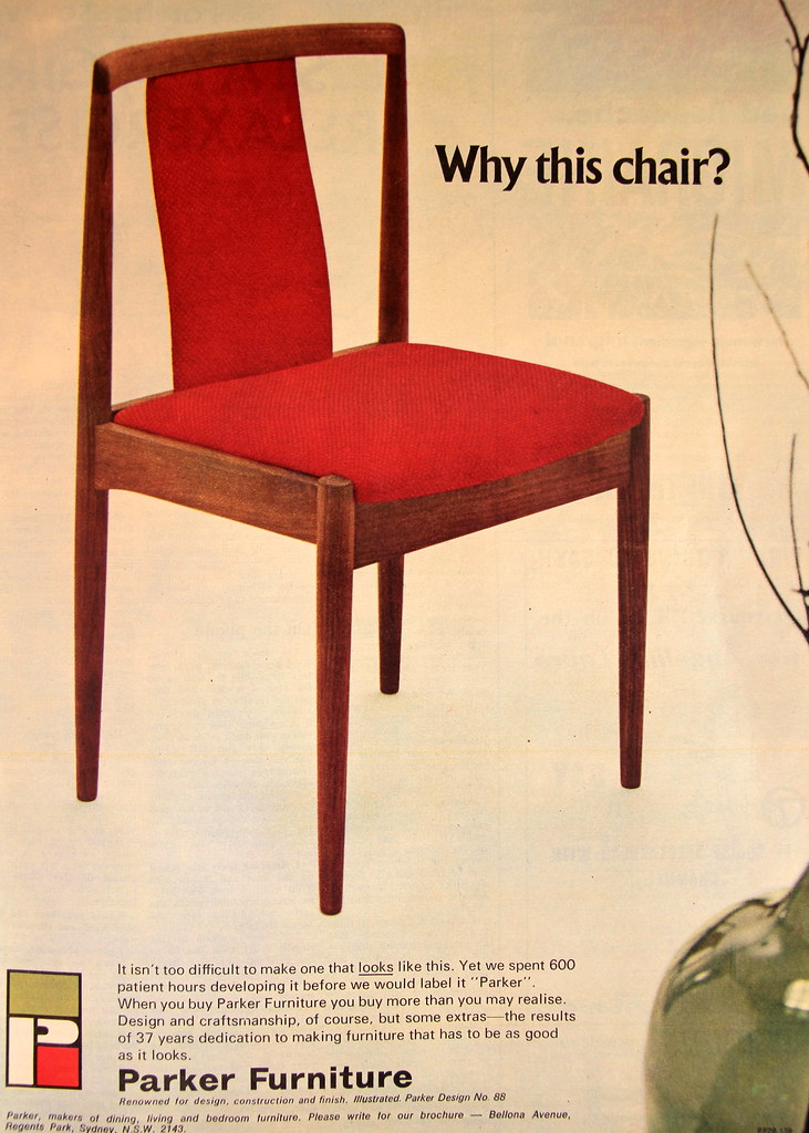 Parker Furniture Parker design no. 88. Woman's Day May 196