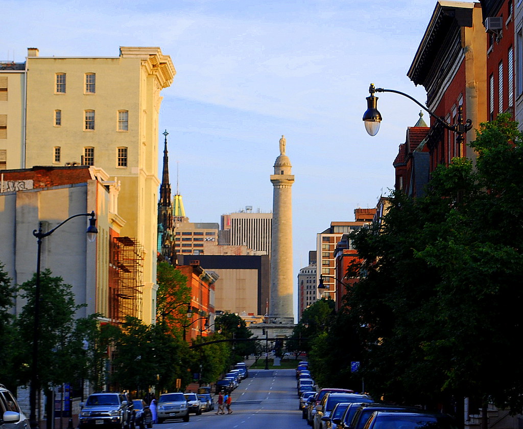 Mount Vernon Spring Evening, View South On Charles Street … Flickr