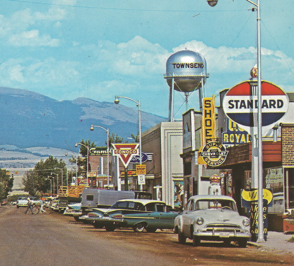 MT Townsend MT GREAT 1950s Downtown Stores and Businesses … Flickr