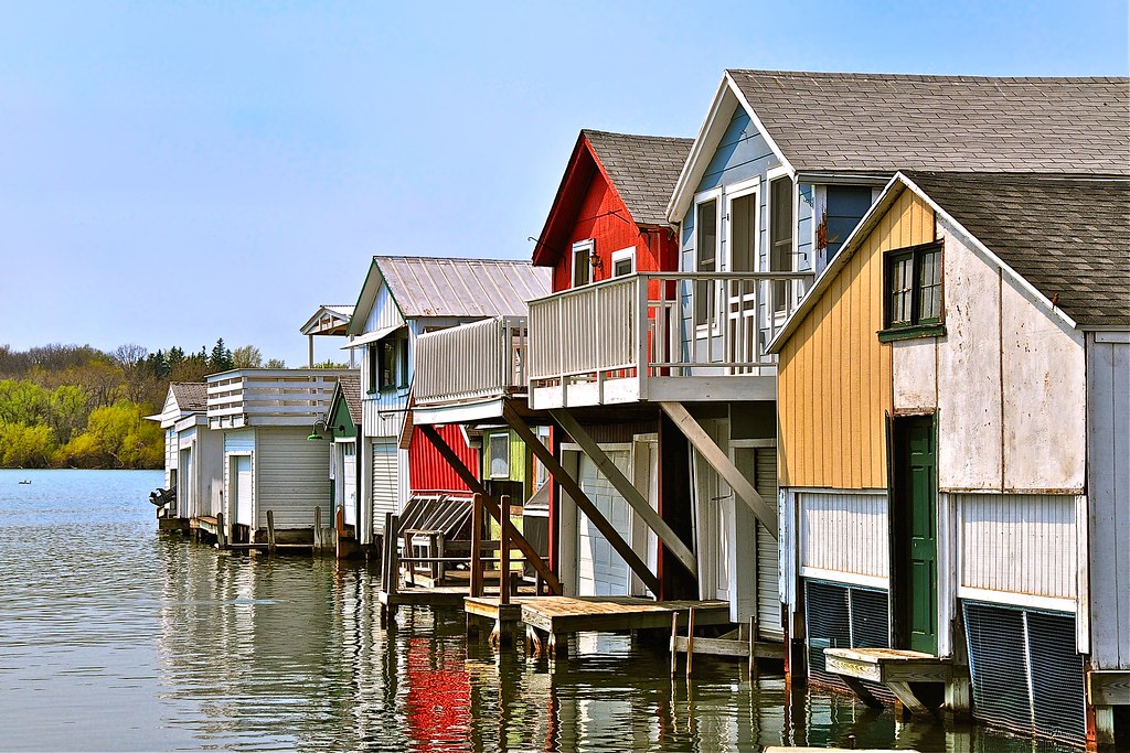 Boat Houses, Canandaigua Lake, NY Will02465 Flickr