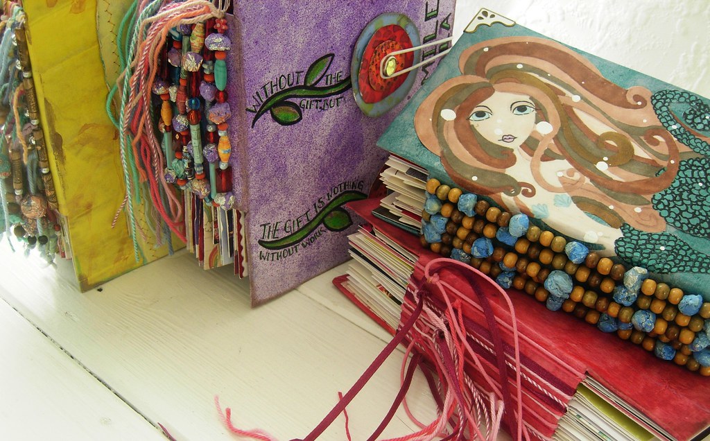Recycled Greeting Cards Journals Journals made from recycl… Flickr