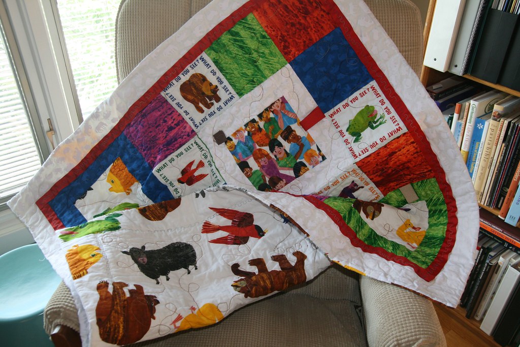 Brown Bear, Brown Bear Quilt Taggie quilt Jaime Flickr
