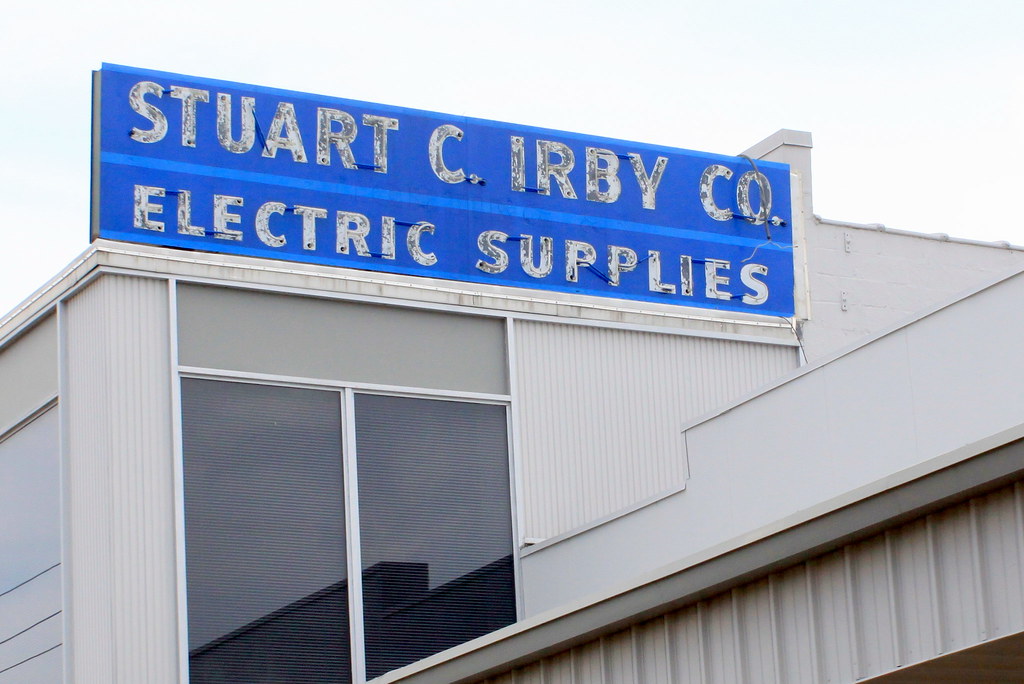 Stuart C. Irby Co. Electrical Supplies This neon sign is a… Flickr