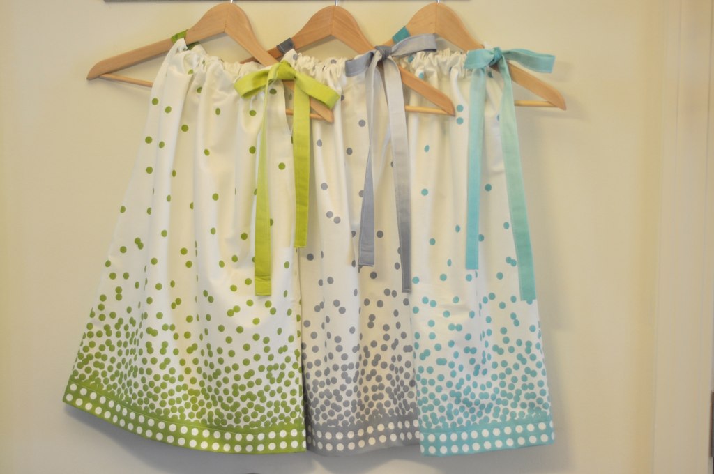 Pillowcase dresses Fabric Simply Color by V. and Co. for… Amy b Flickr