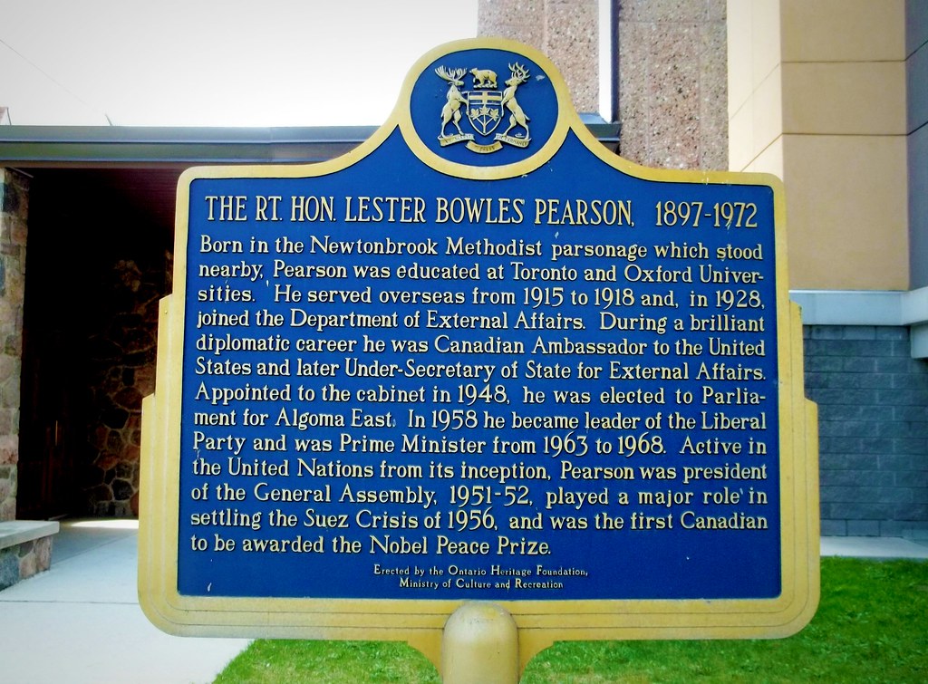 Ontario Historic Plaque, honoring Canadian Prime Minister,… Flickr