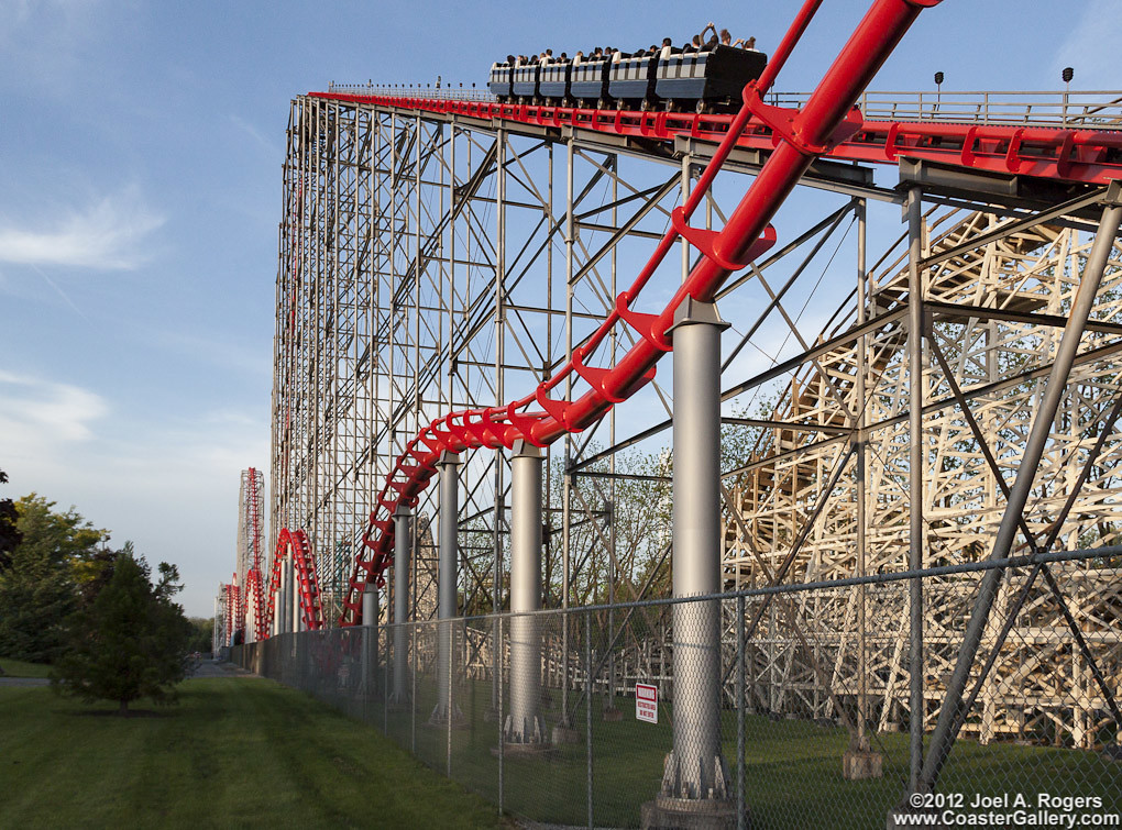 Steel Force Steel Force roller coaster at Dorney Park Joel Rogers