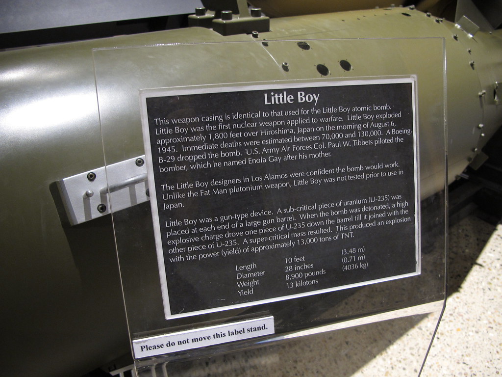 Little Boy Atomic Bomb Info National Museum of Nuclear Sci… Flickr