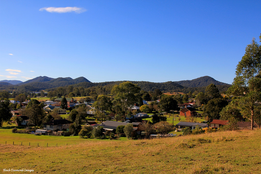 View to Stroud Township from Silo Hill, NSW, Australia Flickr