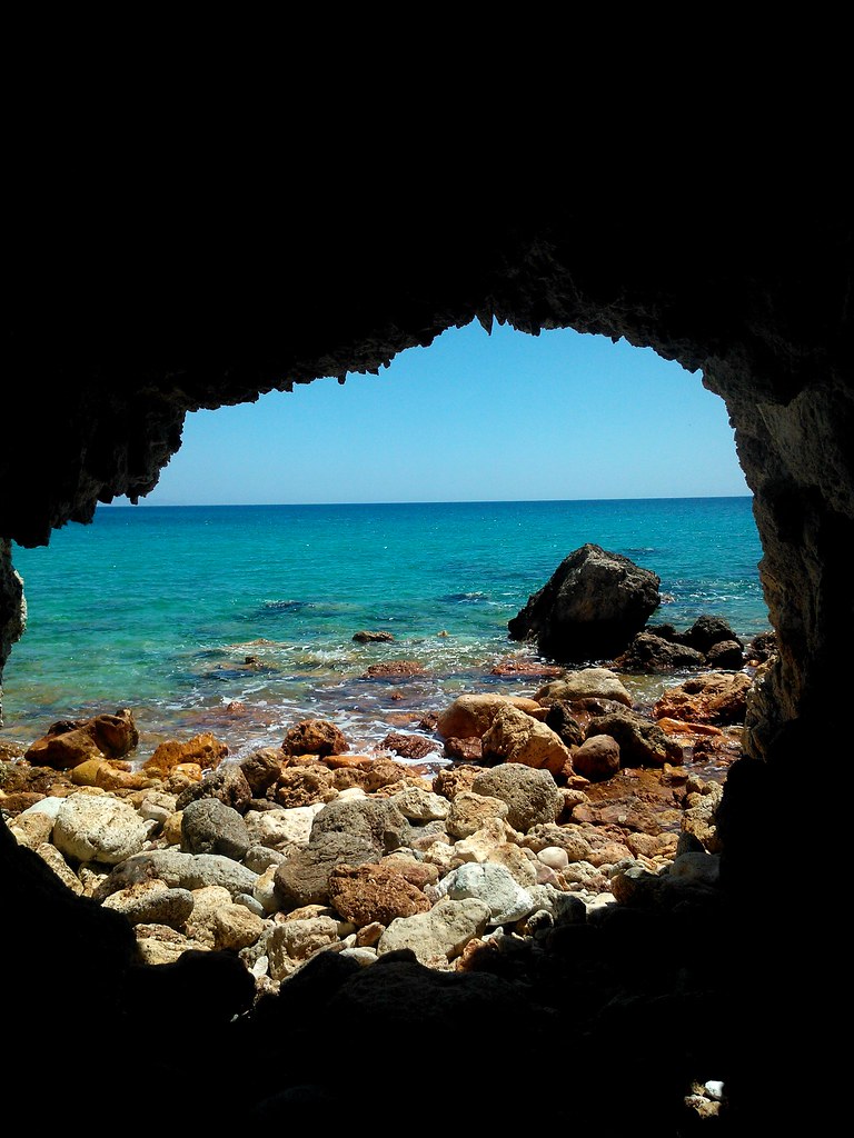 Sea kayaking in Milos we saw this cave yesterday, today we… Flickr