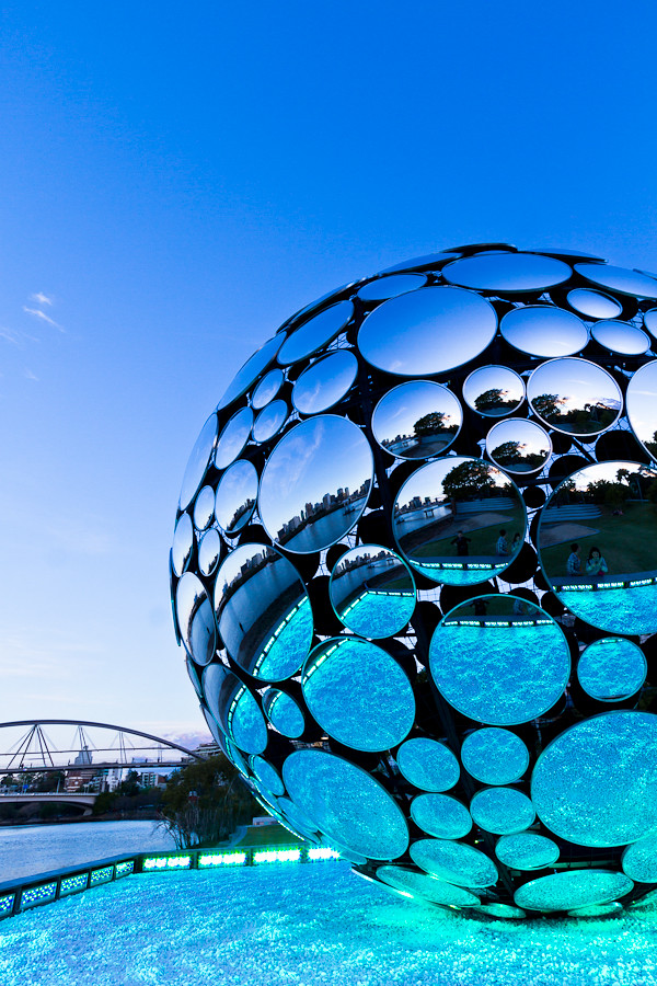 Mirror Ball Was just thinking it's Brisbane Festival soon,… Flickr