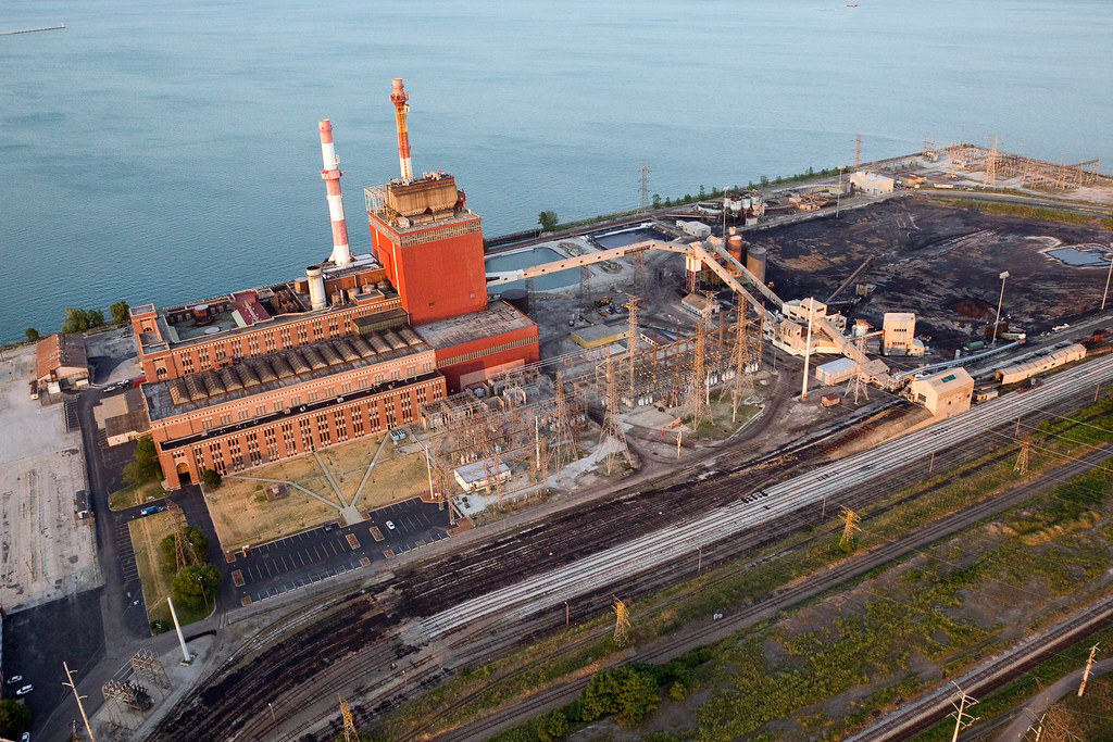 State Line Generating Plant Aerial Shuttered but just sold… Flickr