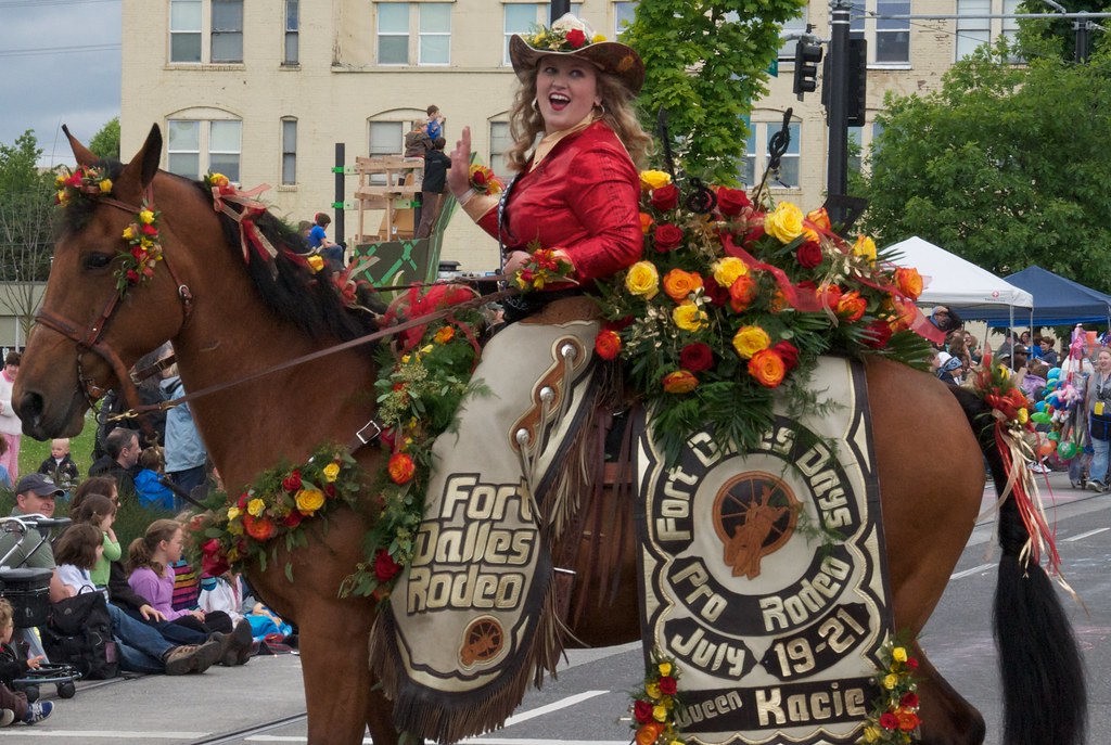 Fort Dalles Rodeo Queen One Hundredth Anniversary Rose Fes… Flickr