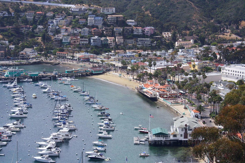 to Avalon A view of Avalon California from a hills… Roger