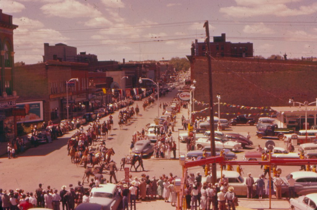 Lewistown parade Aug 1957 Mickey Cheatham Flickr