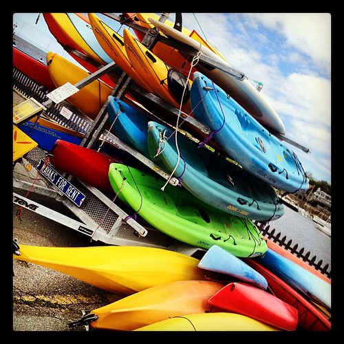 Kayaks on Bearskin Neck Matthew Green Flickr