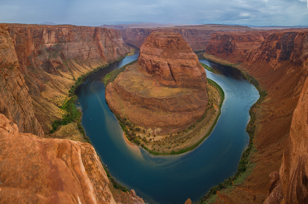 Sitting at the Dock of the Bend Horseshoe Bend, AZ Beau Sorensen