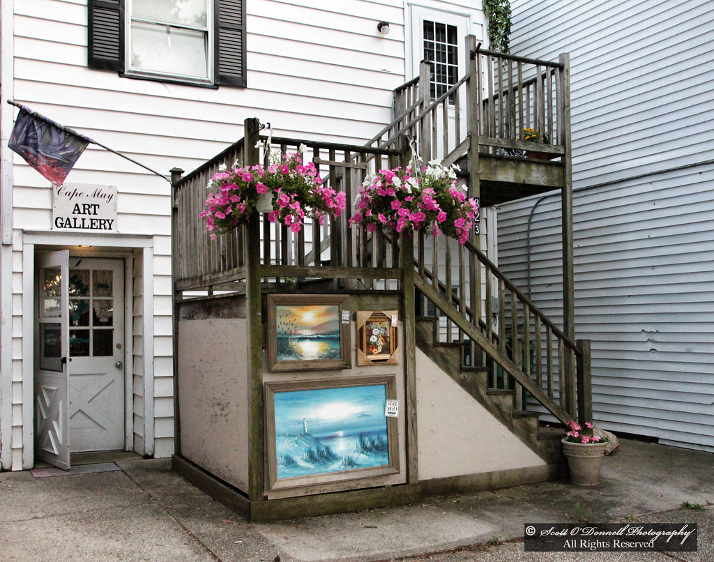 Back Alley Art Gallery The Cape May Art Gallery adjacent t… Flickr