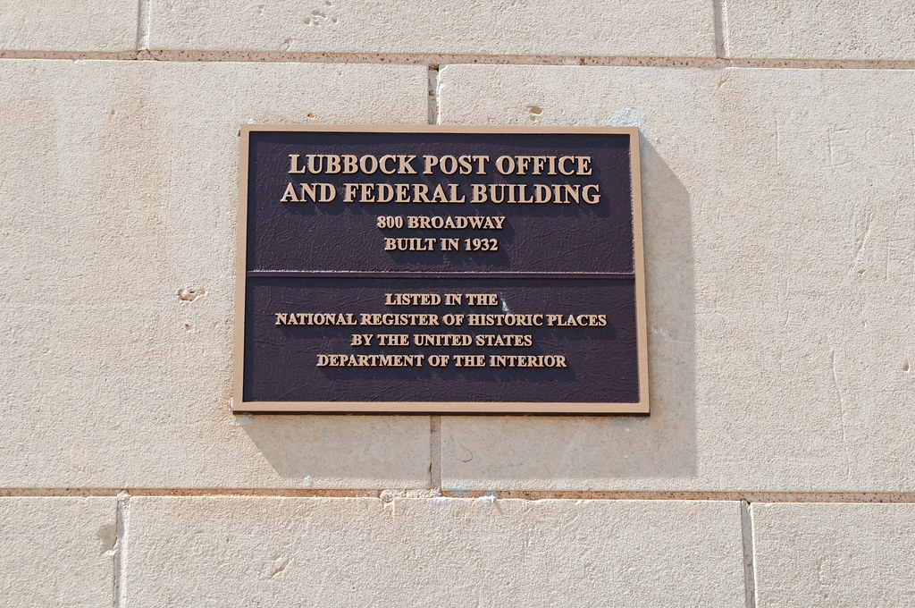Lubbock Post Office and Federal Building Marker on the Lub… Flickr