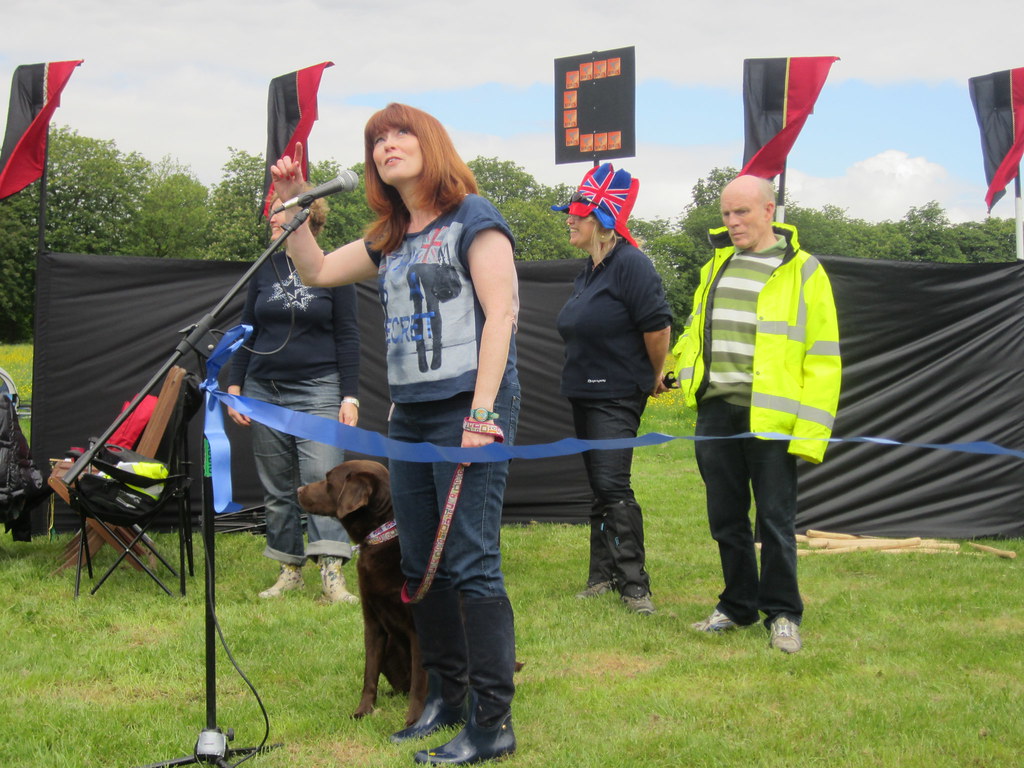 Joanne Malin checking the weather at Alvechurch Jubilee Pi… Flickr